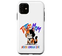Carcasa para iPhone 11 Tattoo Mom Never Enough Ink Cat