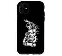 Carcasa para iPhone 11 Tatuado Skater Girl Blackwork