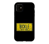 Carcasa para iPhone 11 Taxi Driver Retro Old NY Movie Travis Bickle - Placa de matrícula
