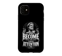 Carcasa para iPhone 11 Te conviertes en lo Que le prestas atención Epicteto estoico