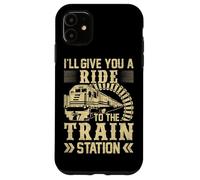 Carcasa para iPhone 11 Te llevaré a la estación de Tren