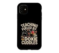 Carcasa para iPhone 11 Teaching Fueled by Doxie Cuddles profe teckel Escuela