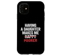 Carcasa para iPhone 11 Tener una Hija me Hace más pobre papá Padre Hombre