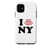 Carcasa para iPhone 11 Tengo Sentimientos encontrados sobre Nueva York Funny Sarcastic