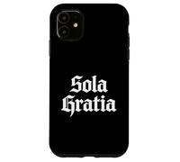 Carcasa para iPhone 11 Teología Reformada Sola Gratia Calvinist Christian Design