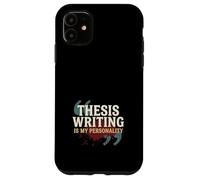 Carcasa para iPhone 11 Tesis Doctoral Escritura Tesis Disertación Disertación Sobreviviente