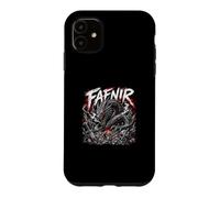 Carcasa para iPhone 11 Tesoro de Runa vikinga dragón nórdico Fafnir