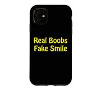 Carcasa para iPhone 11 Tetas Reales. Sonrisa Falsa
