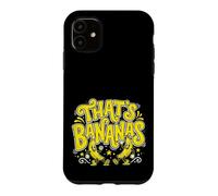 Carcasa para iPhone 11 That’s Bananas Retro Yellow Fruit Summer Characters