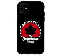 Carcasa para iPhone 11 The Canadian Is Here Canada Flag Vintage Symbol Home Pride