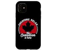 Carcasa para iPhone 11 The Canadian Is Here Canada Flag Vintage Symbol Home Pride