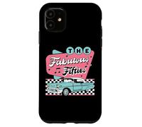 Carcasa para iPhone 11 The Fifties 1950s Car Music Checkerboard Rockabilly Sock Hop