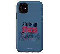 Carcasa para iPhone 11 The Flintstones Fred Barney Stacks on Stacks