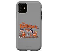 Carcasa para iPhone 11 The Flintstones Fred Wilma Betty Barney on Bike