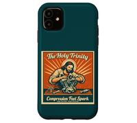 Carcasa para iPhone 11 The Holy Trinity Compression Fuel Spark Keep Faith Running