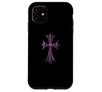 Carcasa para iPhone 11 The Pave Diamonds Amethyst Cross