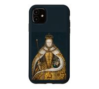 Carcasa para iPhone 11 The Queen, Cool Portrait Drawn Art, Be a Queen Graphic