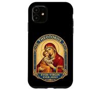 Carcasa para iPhone 11 Theotokos Ever-Virgin Ever-Santo Cristiano Ortodoxo María Dios