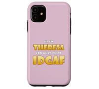 Carcasa para iPhone 11 Theresa Joke Idgaf Meme Cute Halloween Costume For Theresas