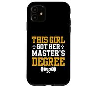Carcasa para iPhone 11 This Girl Got Her Masters Degree Graduation Mastered It 2026