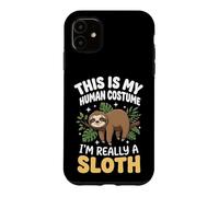 Carcasa para iPhone 11 This Is My Human Costume I'm Really A Sloth Persona Perezosa