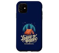Carcasa para iPhone 11 Tienda de campaña y Estrellas Leave It Better Scouting America