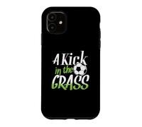 Carcasa para iPhone 11 Tiro de portería de fútbol Kick In The Grass