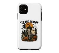 Carcasa para iPhone 11 Tis The Season Halloween Skeleton Ghost Vibes Men Women