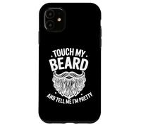 Carcasa para iPhone 11 Toca mi Barba y Dime Que Soy Bonita - Funny Beard