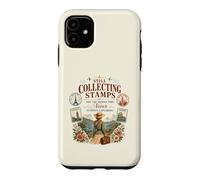Carcasa para iPhone 11 Todavía coleccionando Sellos Nunca dejó de Explorar los Amantes de los Viajes