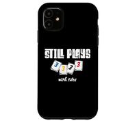 Carcasa para iPhone 11 Todavía Juega con Azulejos Rummikub Divertido Juego de Palabras