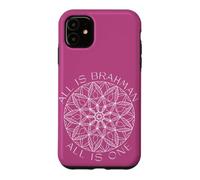 Carcasa para iPhone 11 Todo es Brahman, Todo es uno, Yoga, Unicidad, Mandala Art