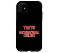Carcasa para iPhone 11 Tokyo International College Japón Estilo Universitario