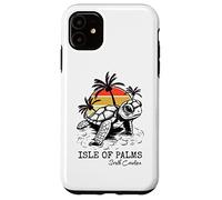 Carcasa para iPhone 11 Tortuga Boba Retro de Isle of Palms Sea Turtle Preservation, Carolina del Sur