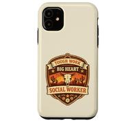 Carcasa para iPhone 11 Trabajador Social/Apreciación del Trabajo Social Country Western