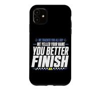 Carcasa para iPhone 11 Triatlón Support Crew Swim Bike Run Race Day Support
