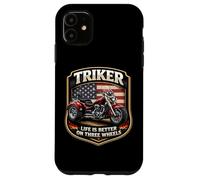 Carcasa para iPhone 11 Triker Life Is Better On Three Wheels Motorbike Biker USA
