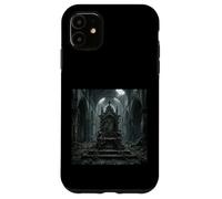 Carcasa para iPhone 11 Trono Gótico Arruinado Fantasía Oscuro Diseño Catedral