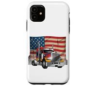 Carcasa para iPhone 11 Truck Driver Trucker Camiseta Hombre Papá Big Rig American