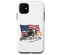 Carcasa para iPhone 11 Truck Driver Trucker Camiseta Hombre Papá Big Rig American