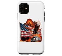 Carcasa para iPhone 11 Truck Driver Trucker Camiseta Hombre Papá Big Rig American