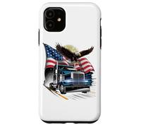 Carcasa para iPhone 11 Truck Driver Trucker Camiseta Hombre Papá Big Rig American