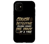 Carcasa para iPhone 11 True Crime Fan Couch Detective Case Resolviendo