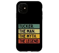 Carcasa para iPhone 11 Tucker The Man The Myth The Legend - Cita Personalizada Divertida
