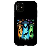 Carcasa para iPhone 11 UFO Beams Bigfoot y Criaturas legendarias