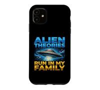 Carcasa para iPhone 11 UFO UAP Alien Theory Run In My Family Truth Conspiracy Hechos
