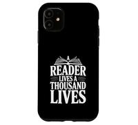 Carcasa para iPhone 11 Un Lector Vive mil Vidas Cita literaria