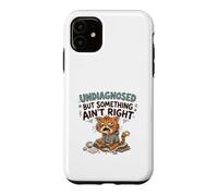 Carcasa para iPhone 11 Undiagnosed But Something Ain't Right Grumpy Funny Cat