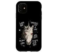 Carcasa para iPhone 11 Unicornio Ojos Rojos Mal Estilo Callejero Vibraciones