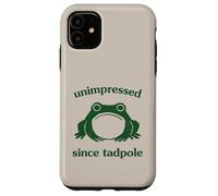 Carcasa para iPhone 11 Unimpressed Since Tadpole Funny Frog Silly Graphic
